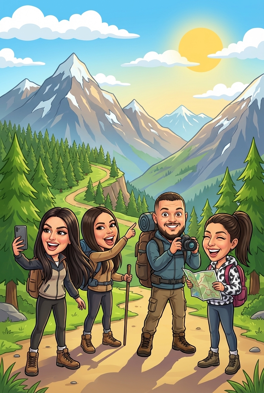 Карикатура за приятел