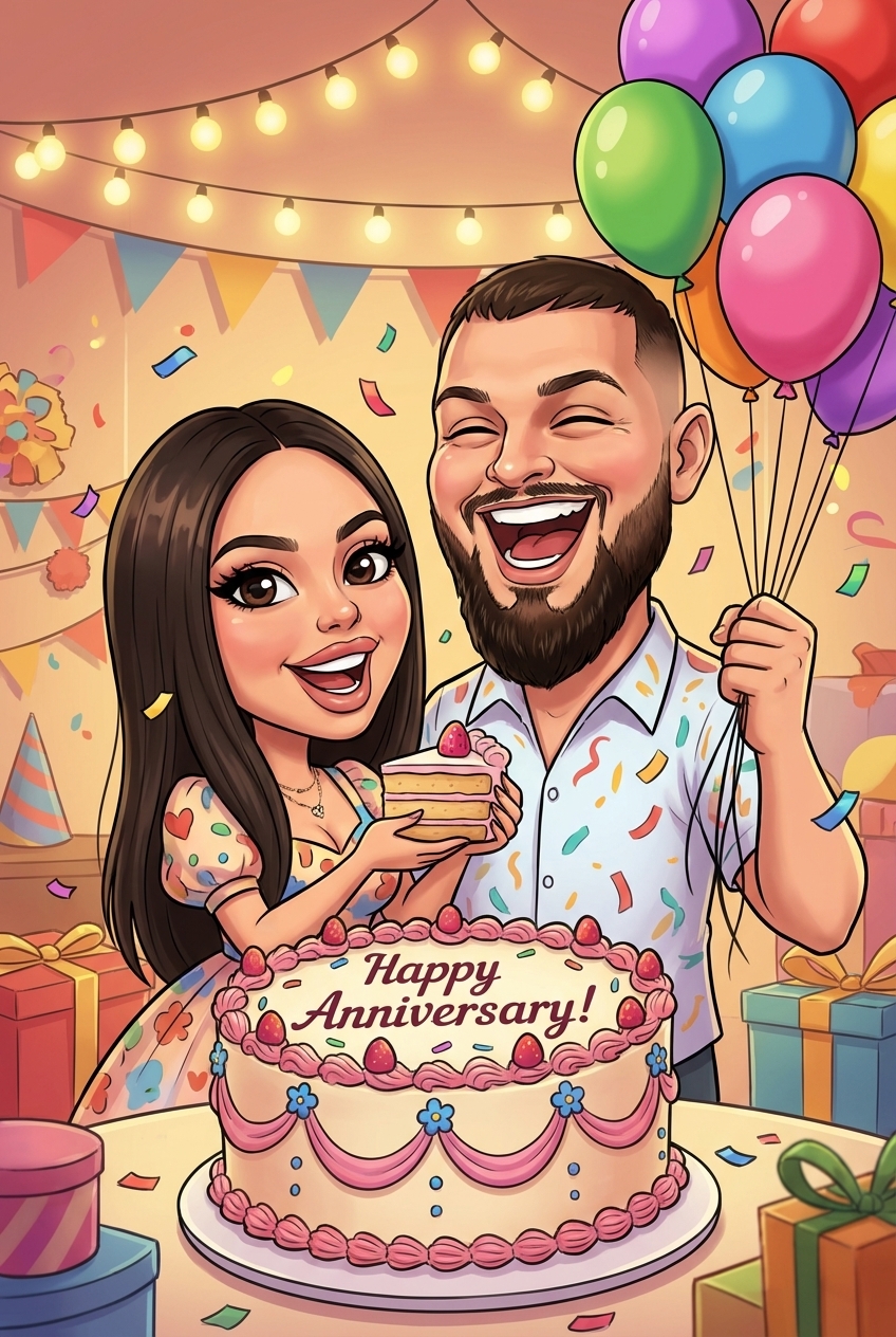 Карикатура за юбилей