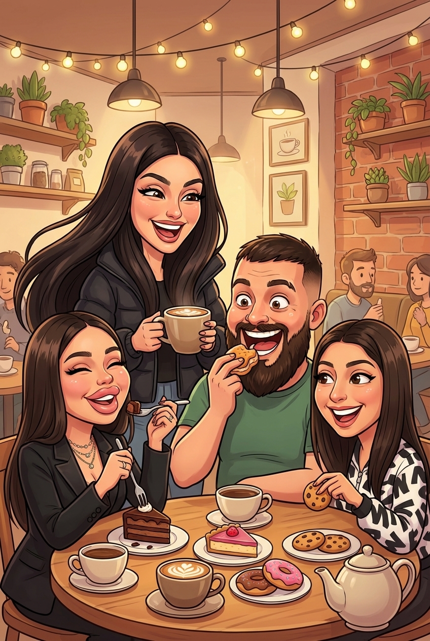 Карикатура за приятел