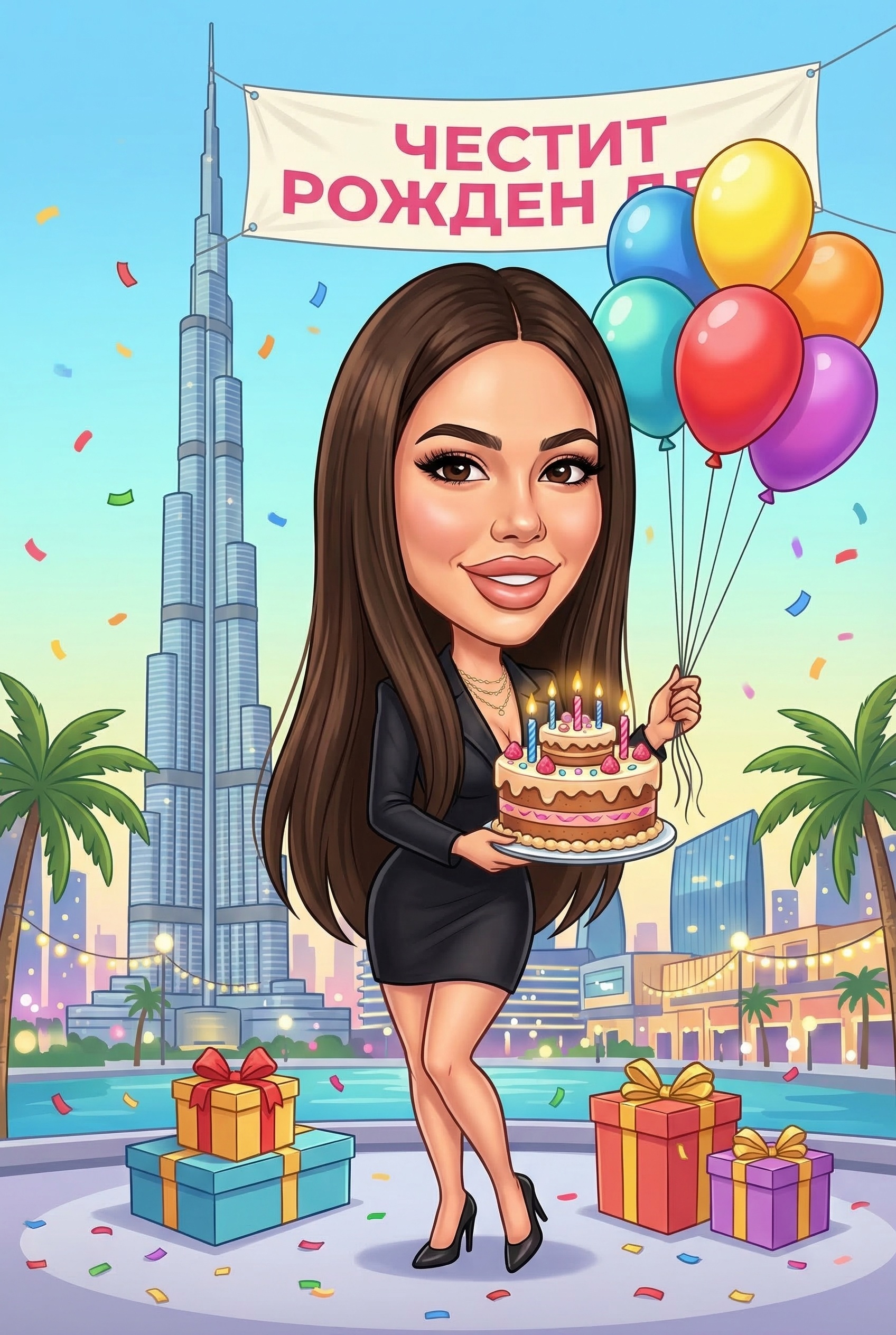 Карикатура за рожден ден