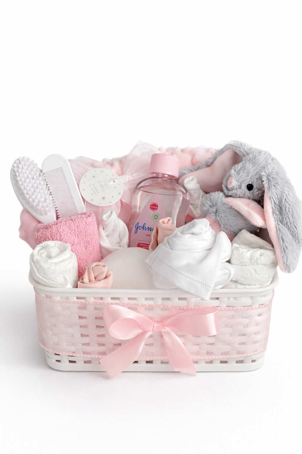 Кошница с аксесоари за новородено