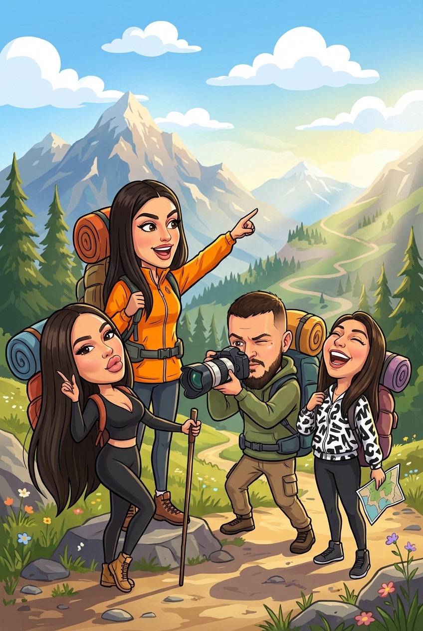 Карикатура за приятел