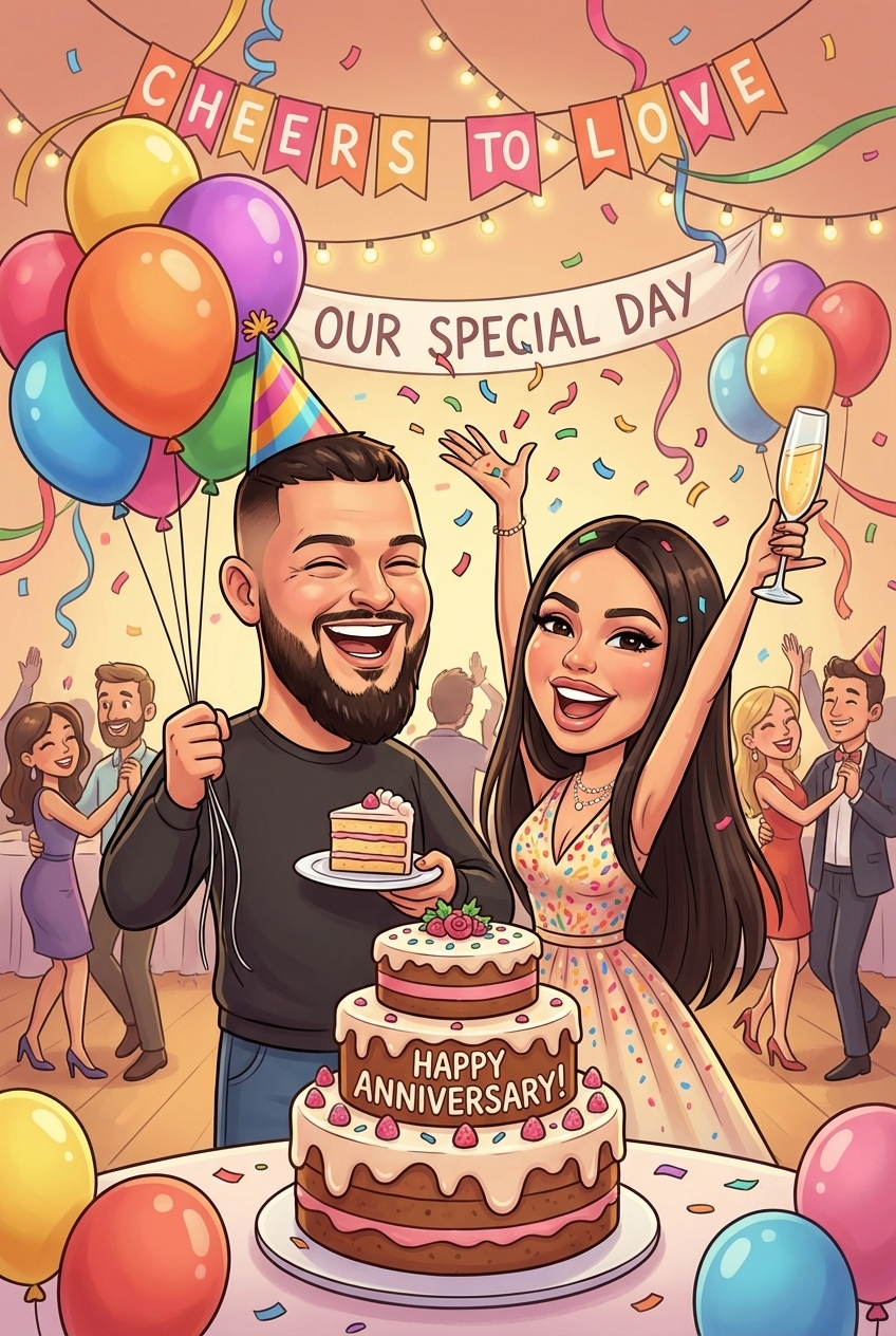 Карикатура за юбилей