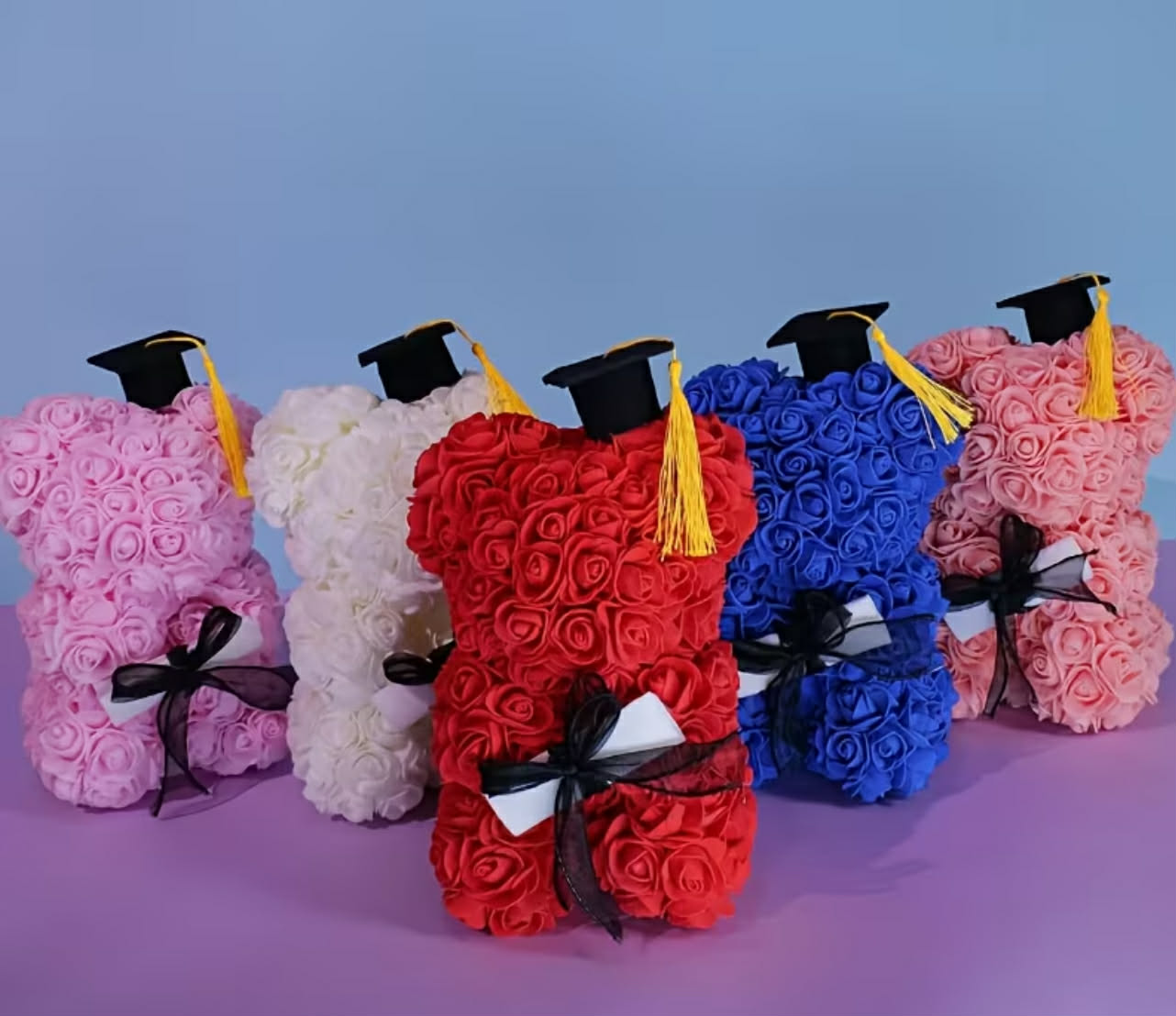 Абитуриентско мече от рози